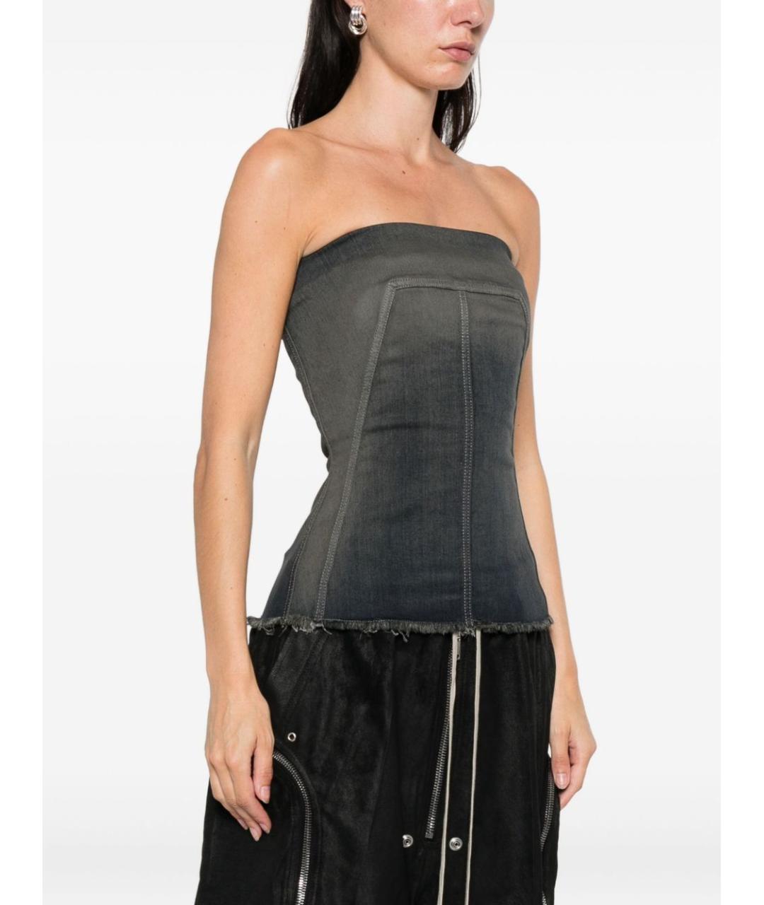 RICK OWENS Серый корсеты, фото 3