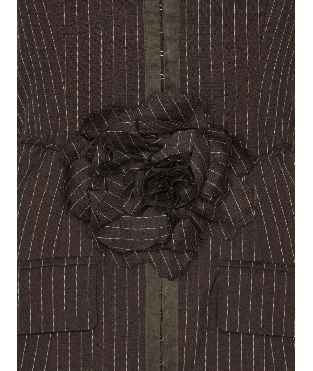 ROTATE Коричневое полиэстеровое коктейльное платье, фото 4