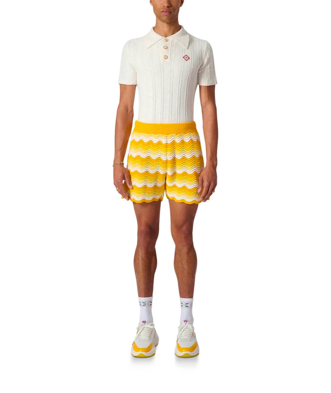 CASABLANCA Оранжевое хлопковые шорты, фото 2