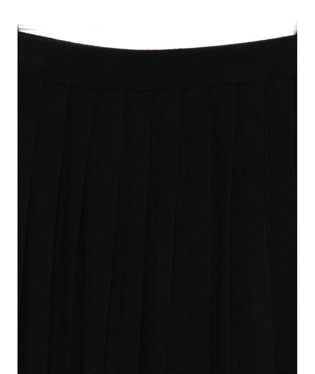 LISA YANG Черная хлопковая юбка миди, фото 3