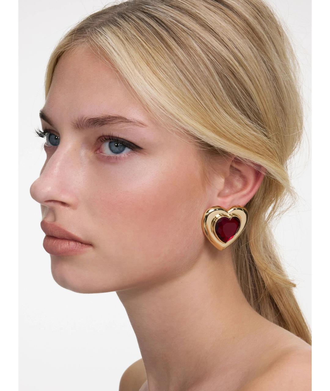 SELF-PORTRAIT Золотые латунные серьги, фото 3