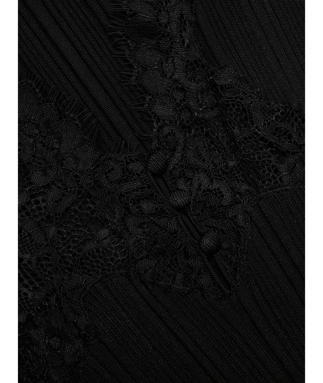 SELF-PORTRAIT Черная вискозная блузы, фото 6