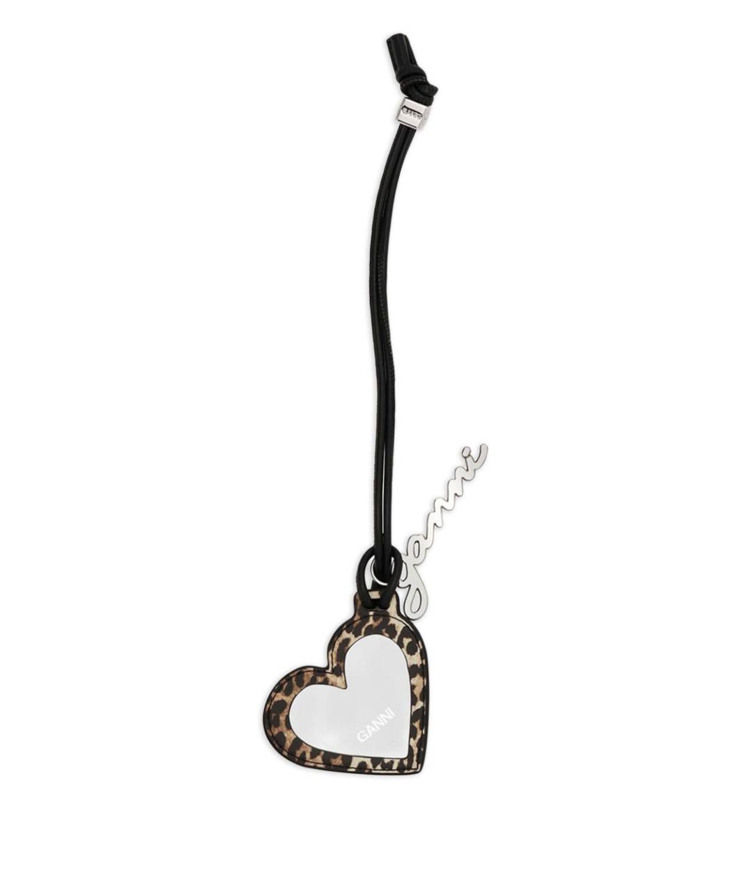 GANNI Черный брелок, фото 1
