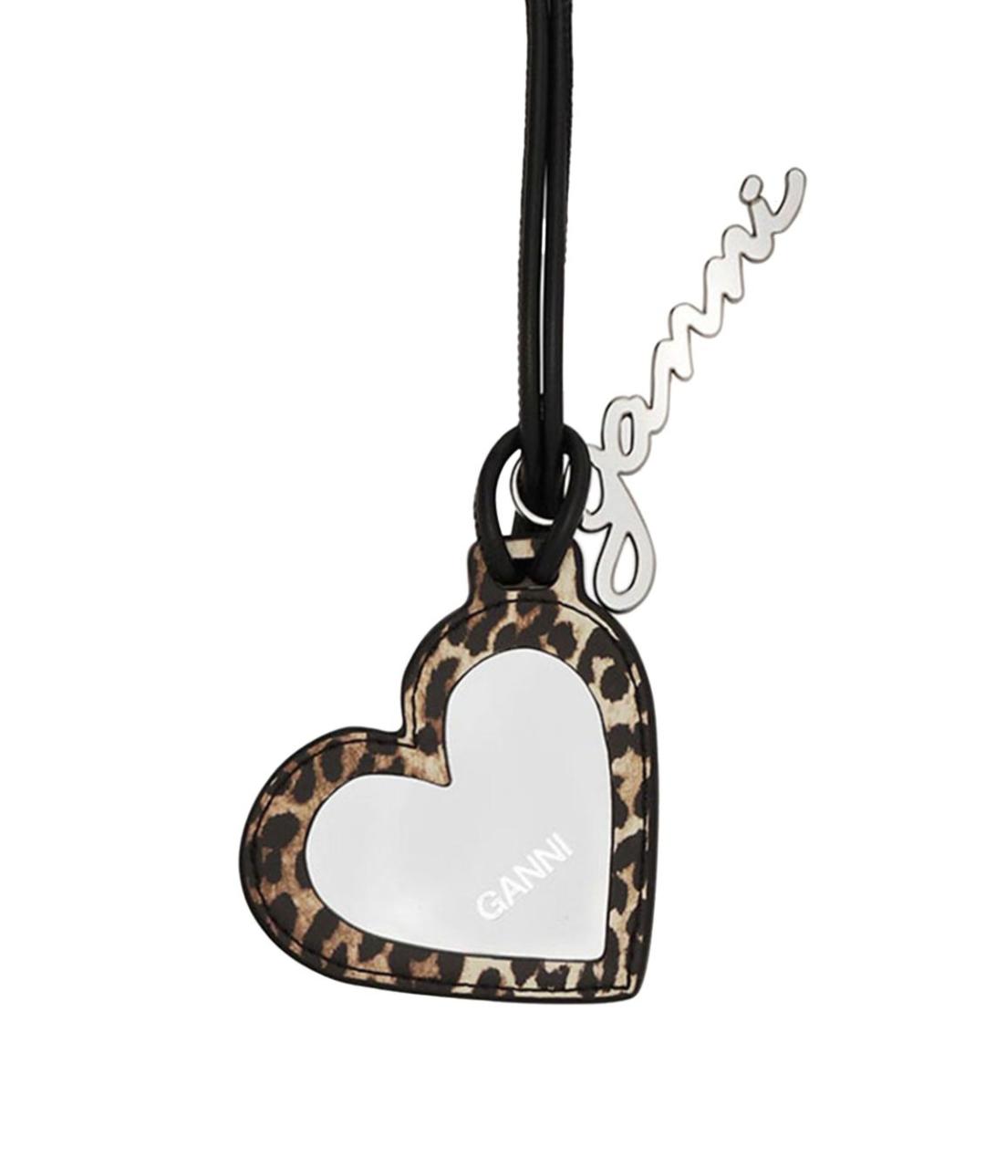 GANNI Черный брелок, фото 2