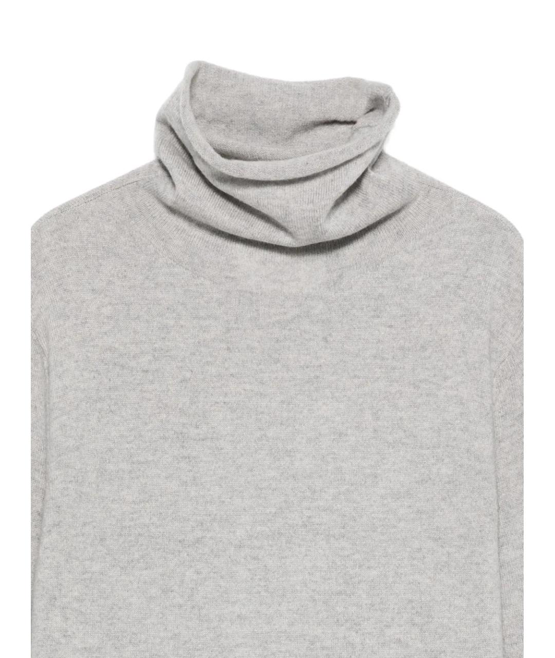 LISA YANG Серое кашемировое повседневное платье, фото 3