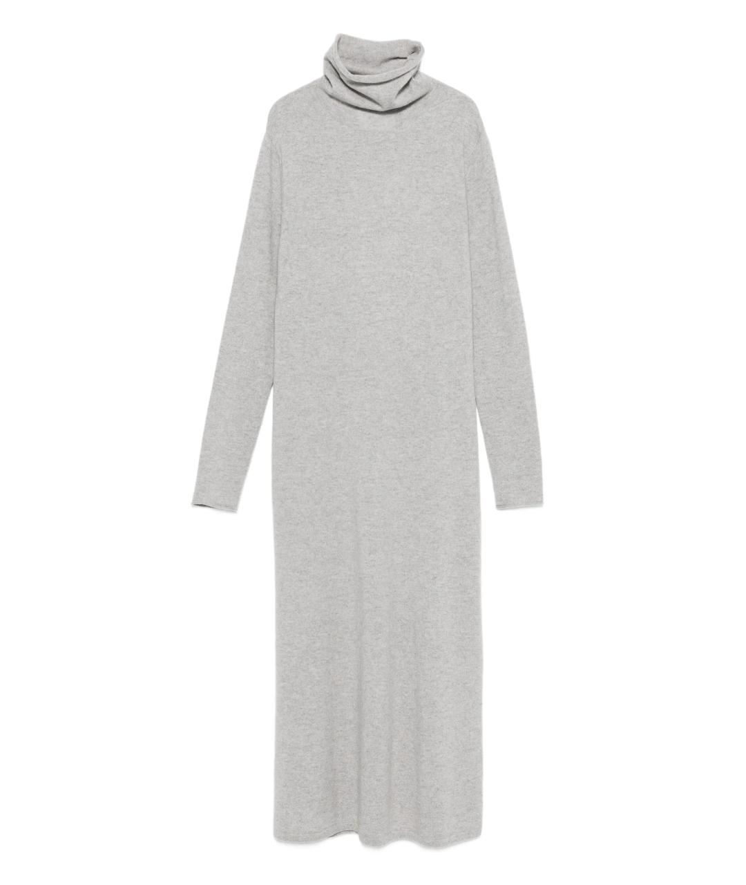 LISA YANG Серое кашемировое повседневное платье, фото 1