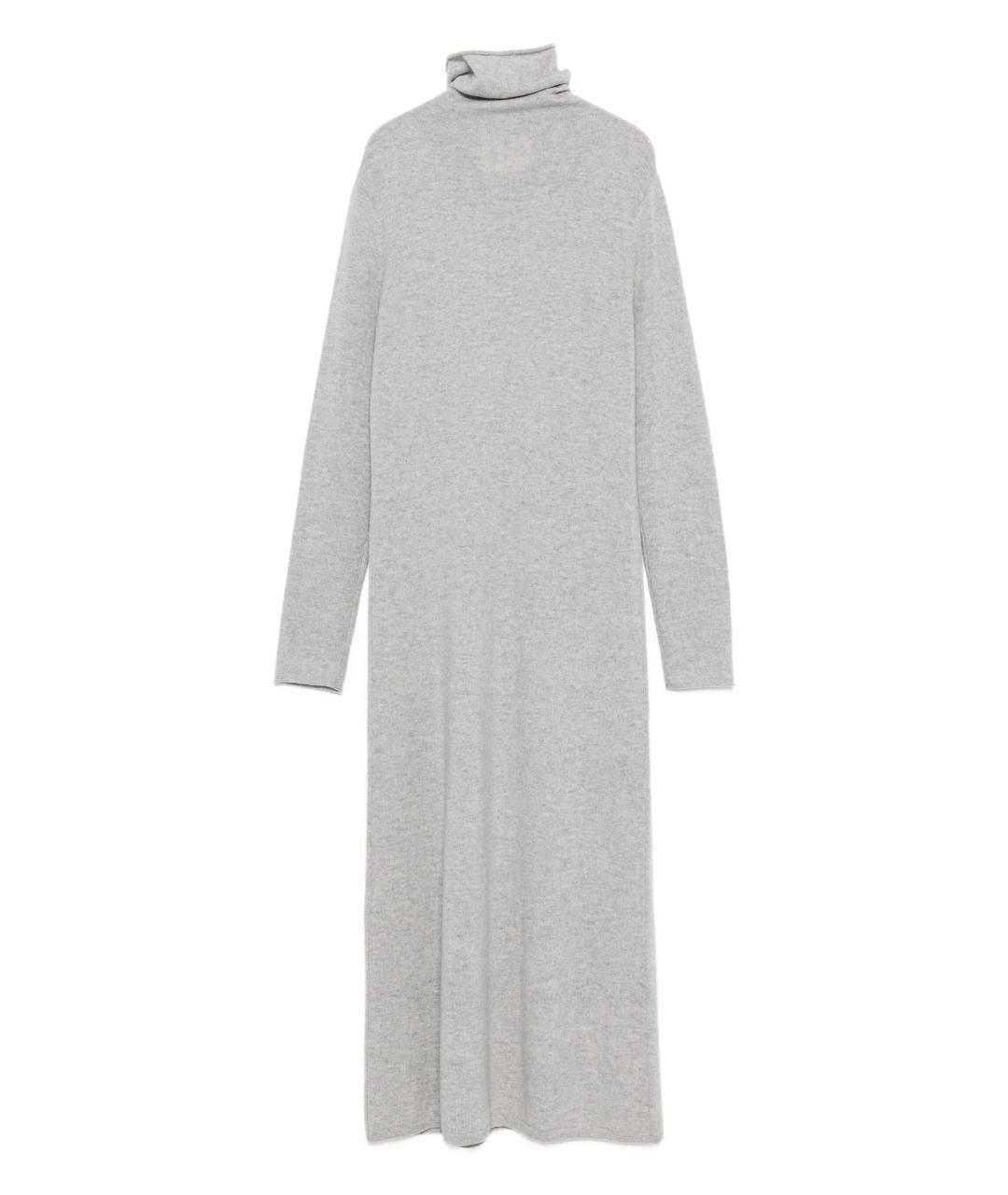 LISA YANG Серое кашемировое повседневное платье, фото 2