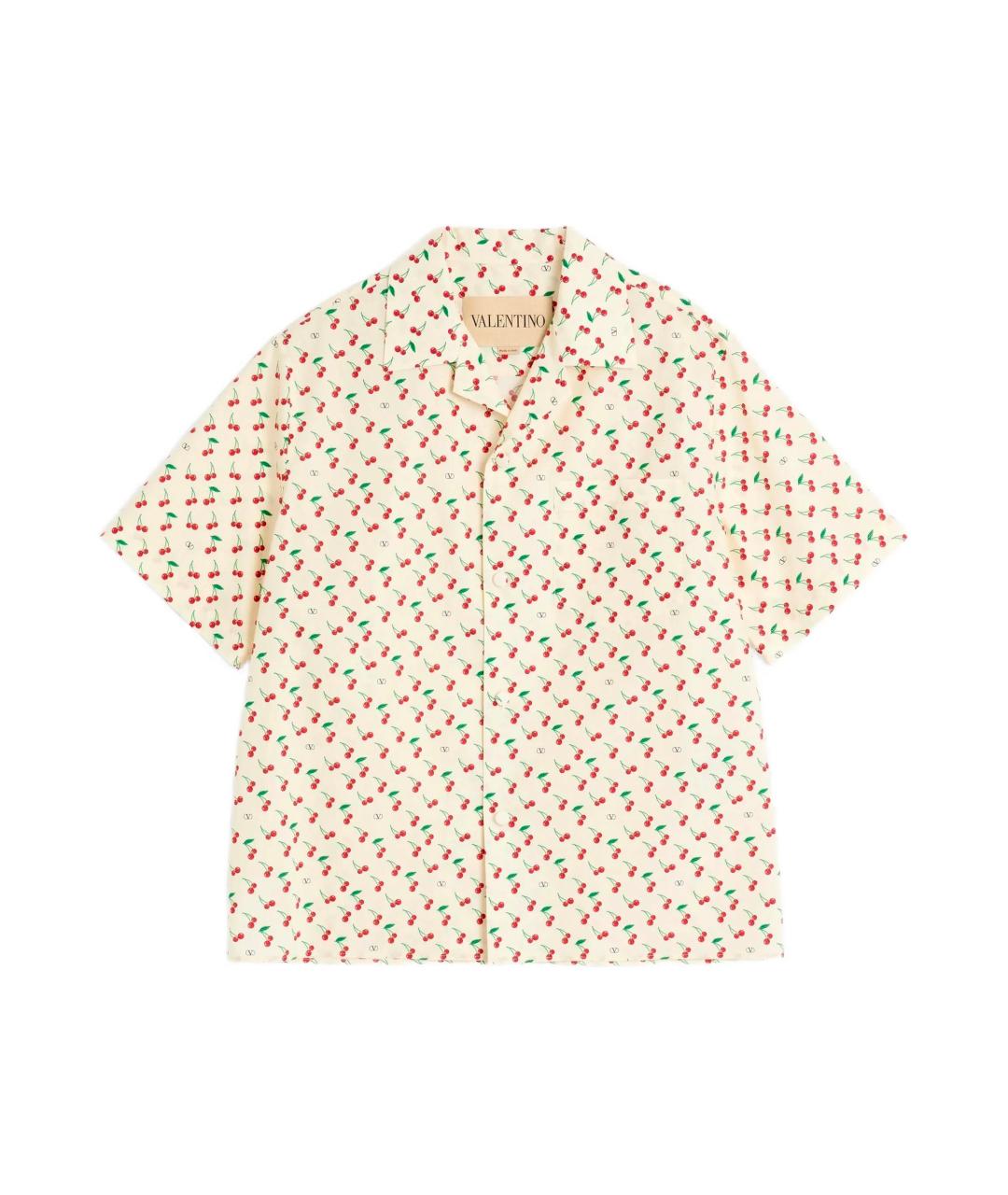 VALENTINO Мульти хлопковая кэжуал рубашка, фото 1