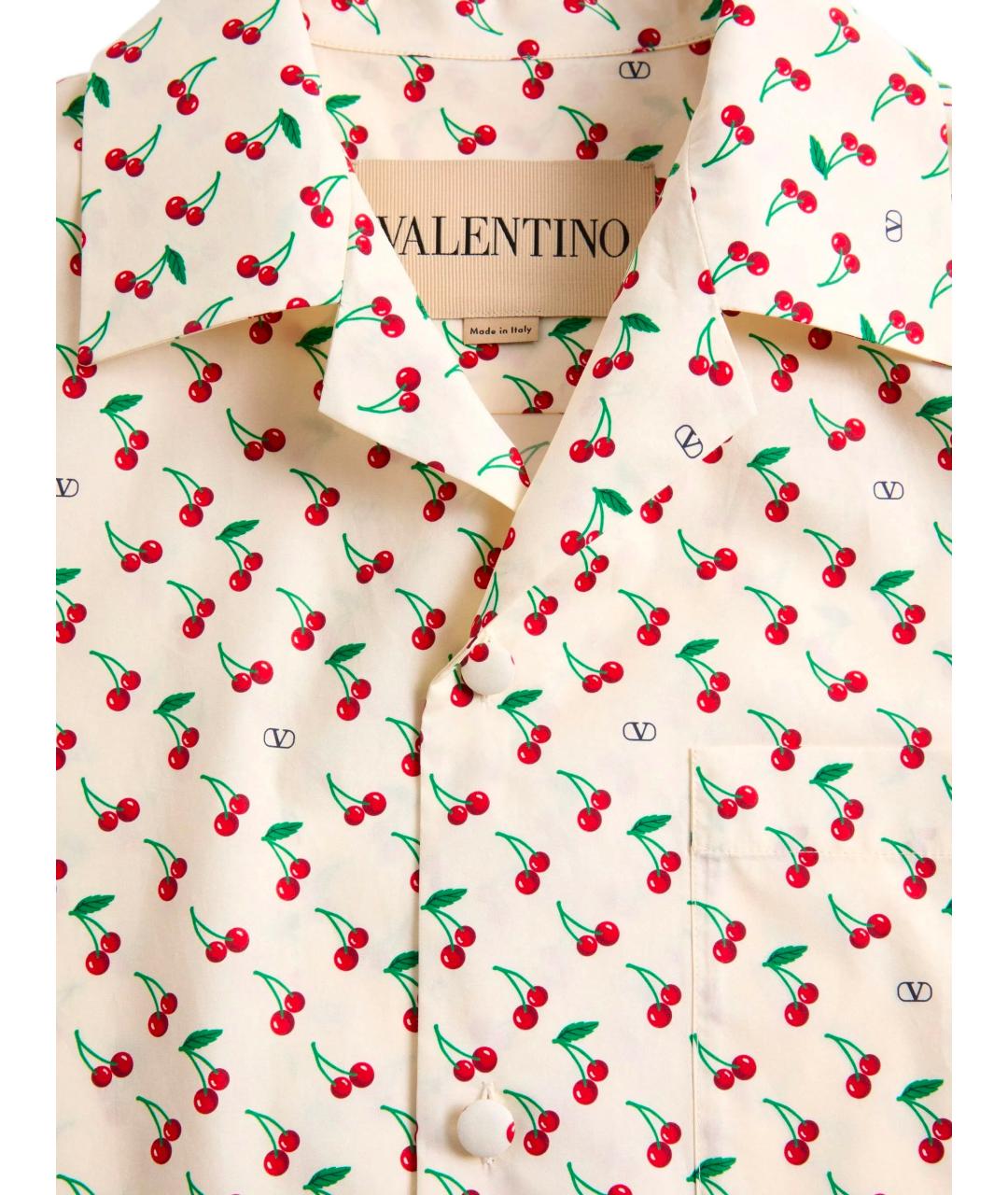 VALENTINO Мульти хлопковая кэжуал рубашка, фото 3