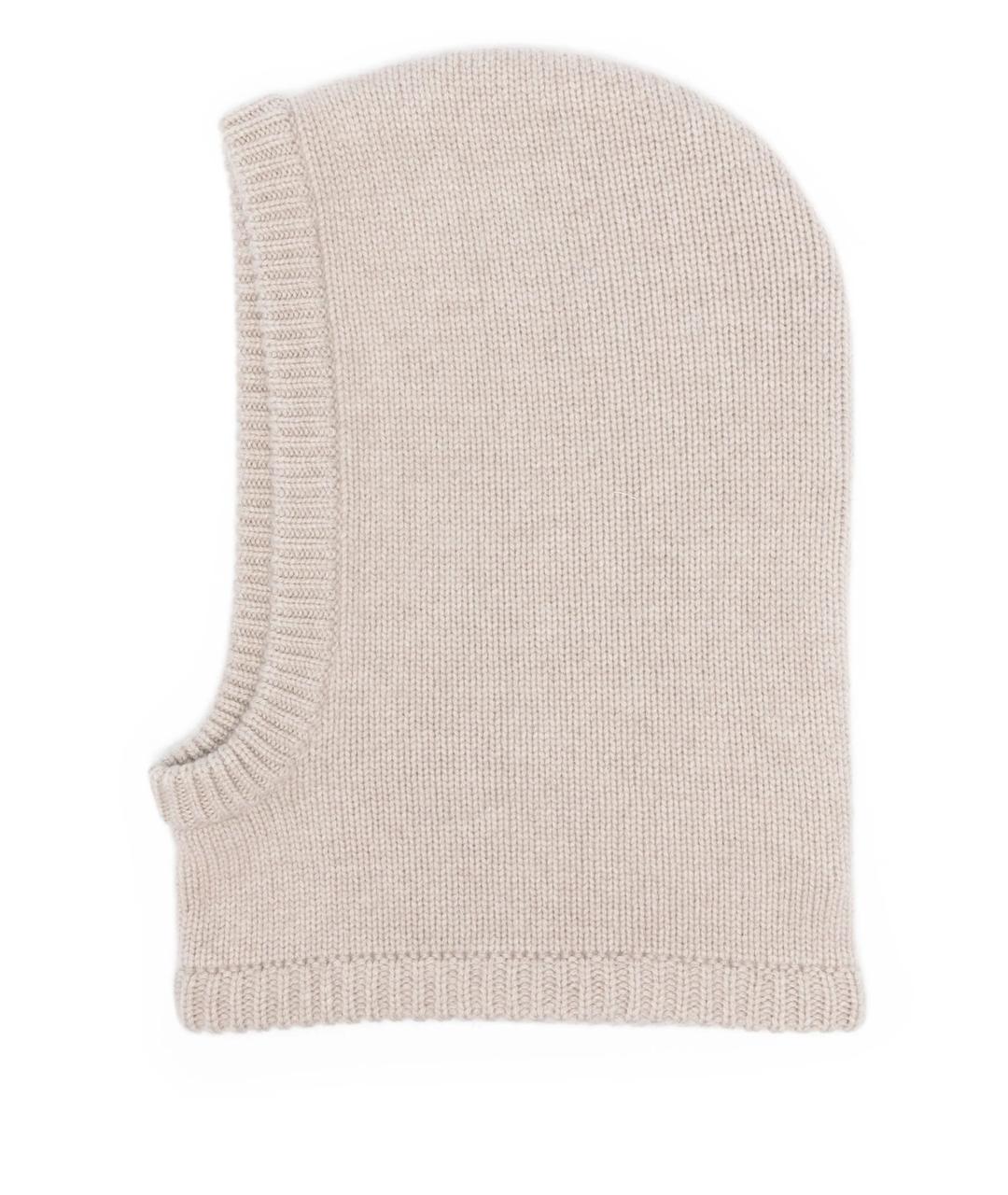 LISA YANG Бежевая кашемировая шапка, фото 1