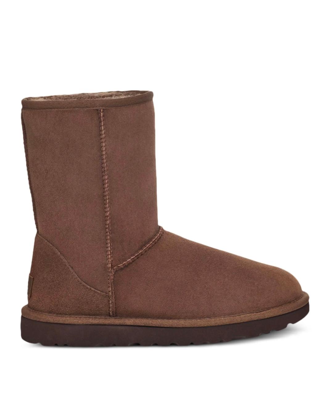 UGG AUSTRALIA Коричневые замшевые сапоги, фото 1