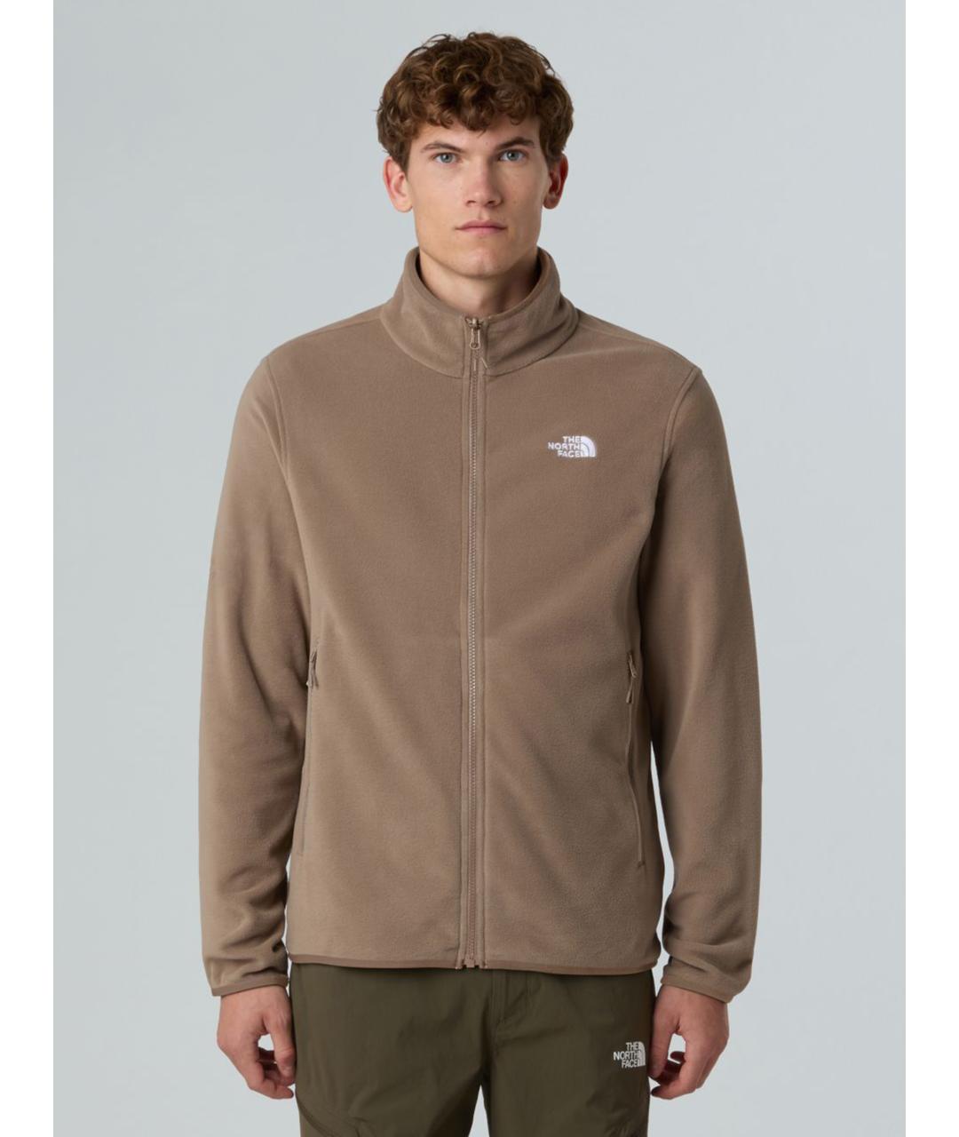 THE NORTH FACE Коричневая полиэстеровая куртка, фото 5