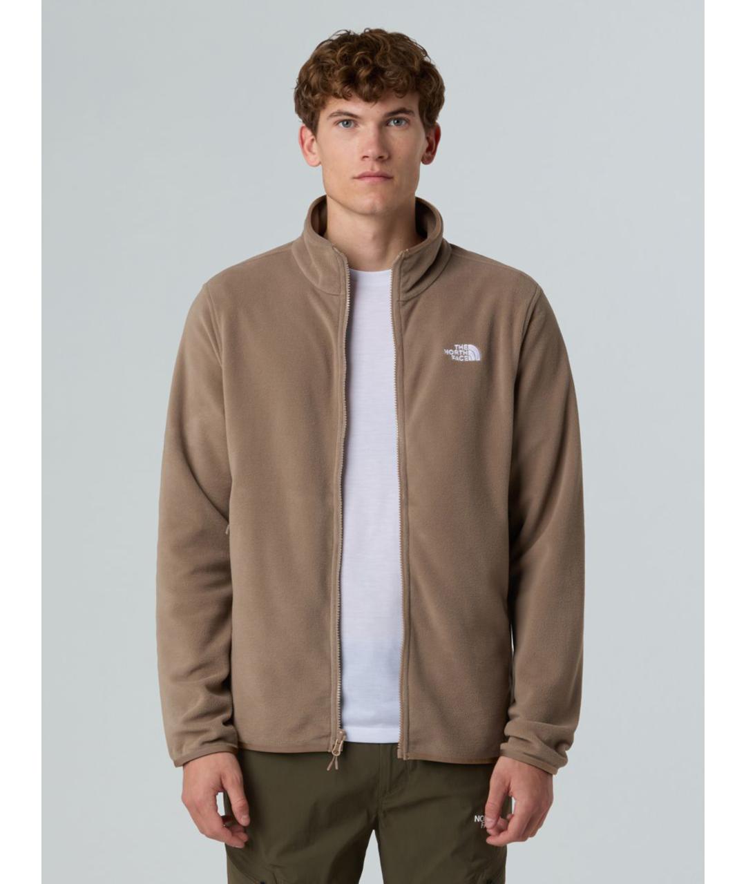 THE NORTH FACE Коричневая полиэстеровая куртка, фото 4