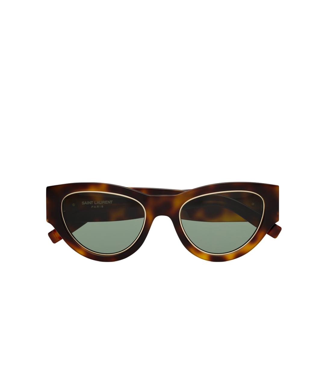 SAINT LAURENT Мульти пластиковые солнцезащитные очки, фото 1