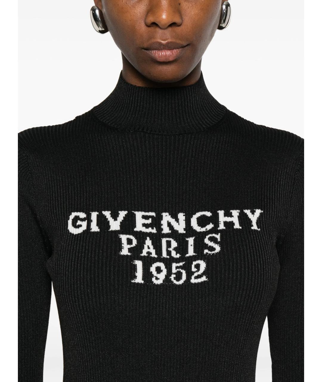 GIVENCHY Черное полиэстеровое боди, фото 5