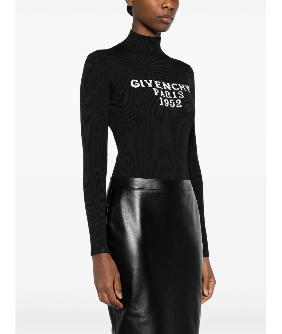 GIVENCHY Черное полиэстеровое боди, фото 3