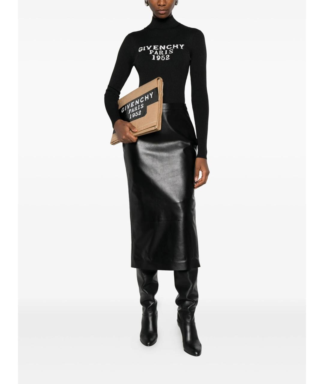 GIVENCHY Черное полиэстеровое боди, фото 2