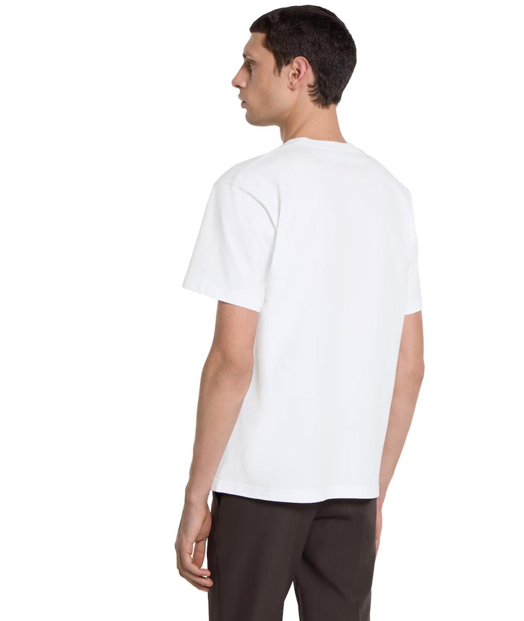 GUCCI Белая хлопковая футболка, фото 4