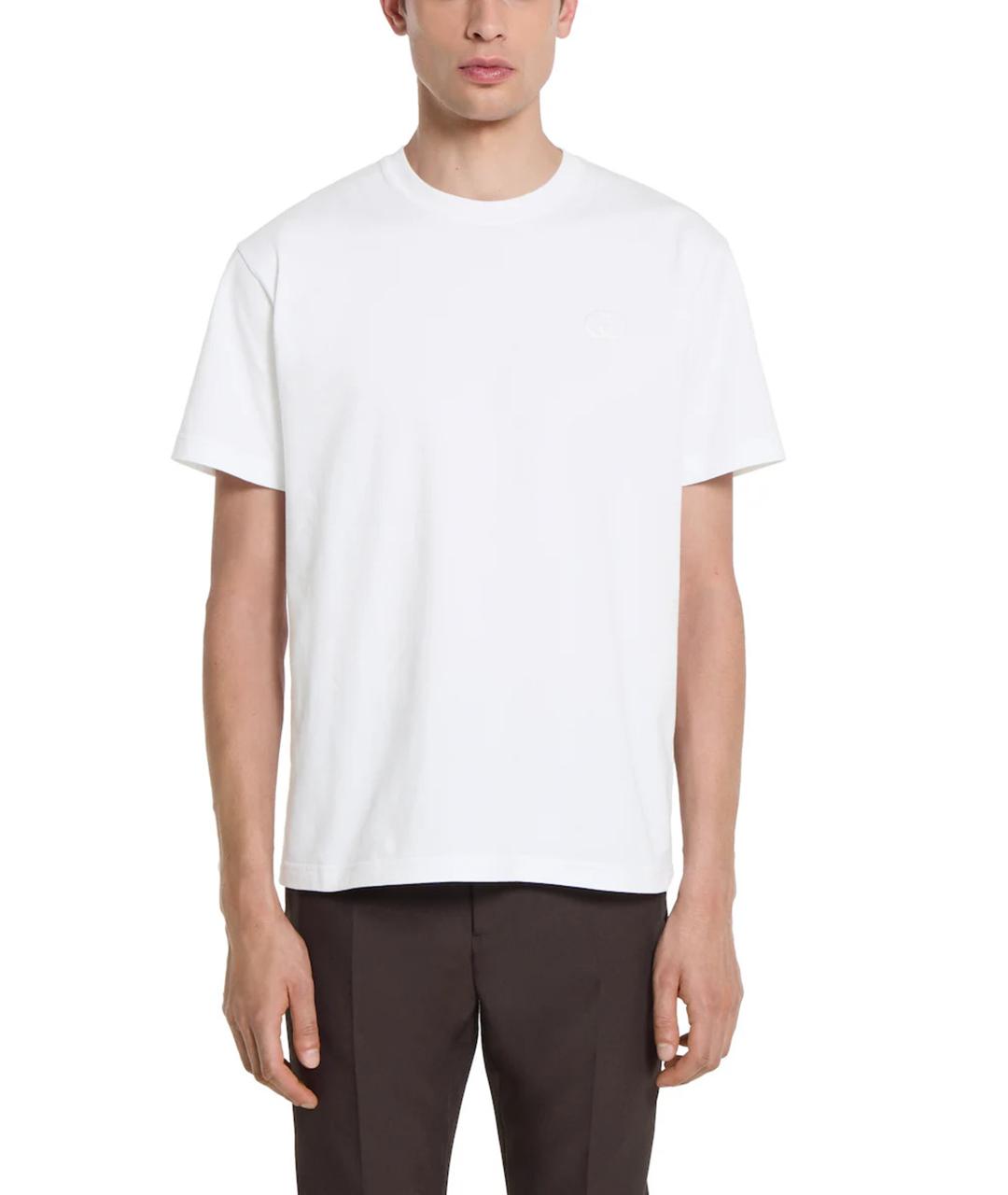GUCCI Белая хлопковая футболка, фото 3