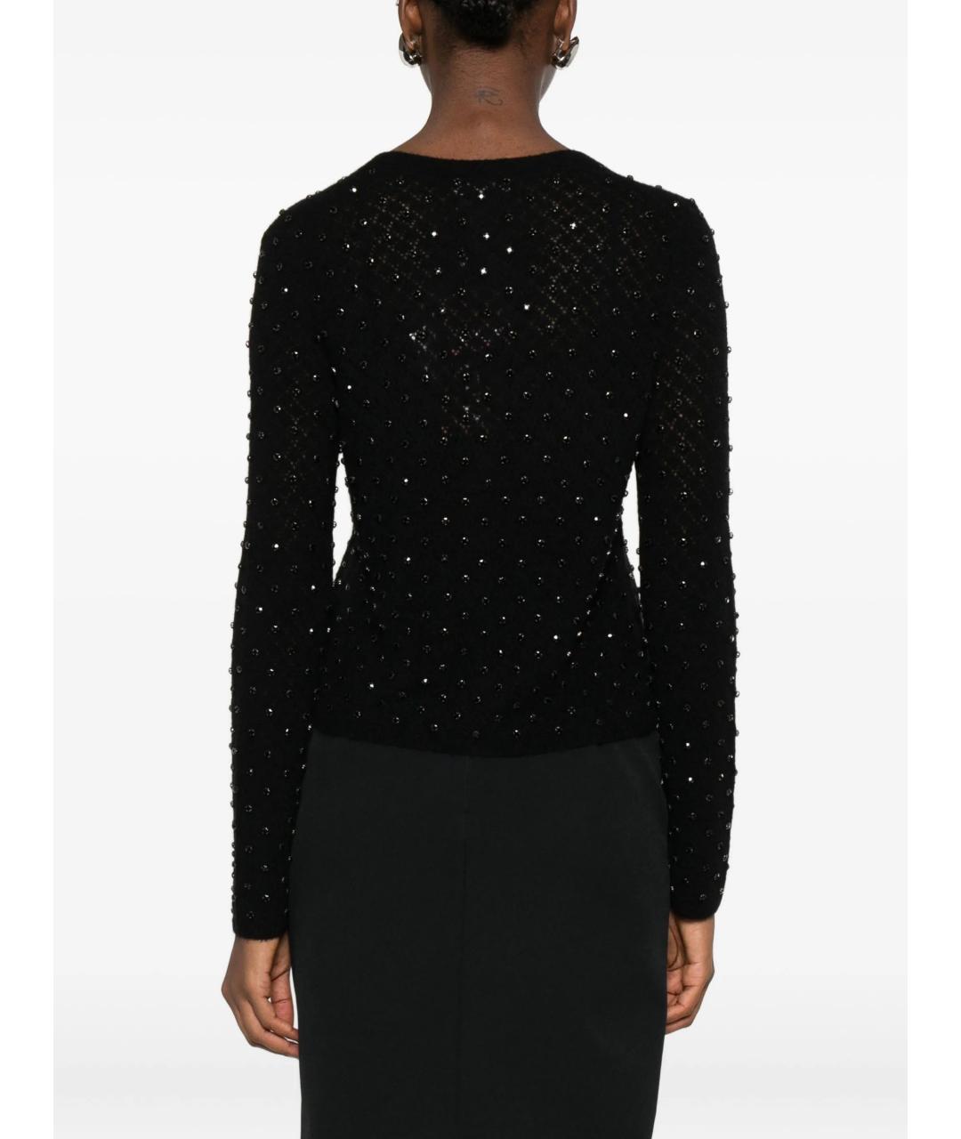 MAX MARA STUDIO Черный шерстяной кардиган, фото 4