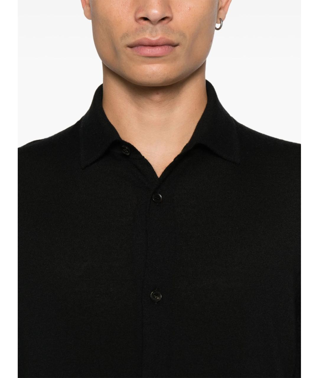 ZEGNA Черный кашемировый джемпер / свитер, фото 5