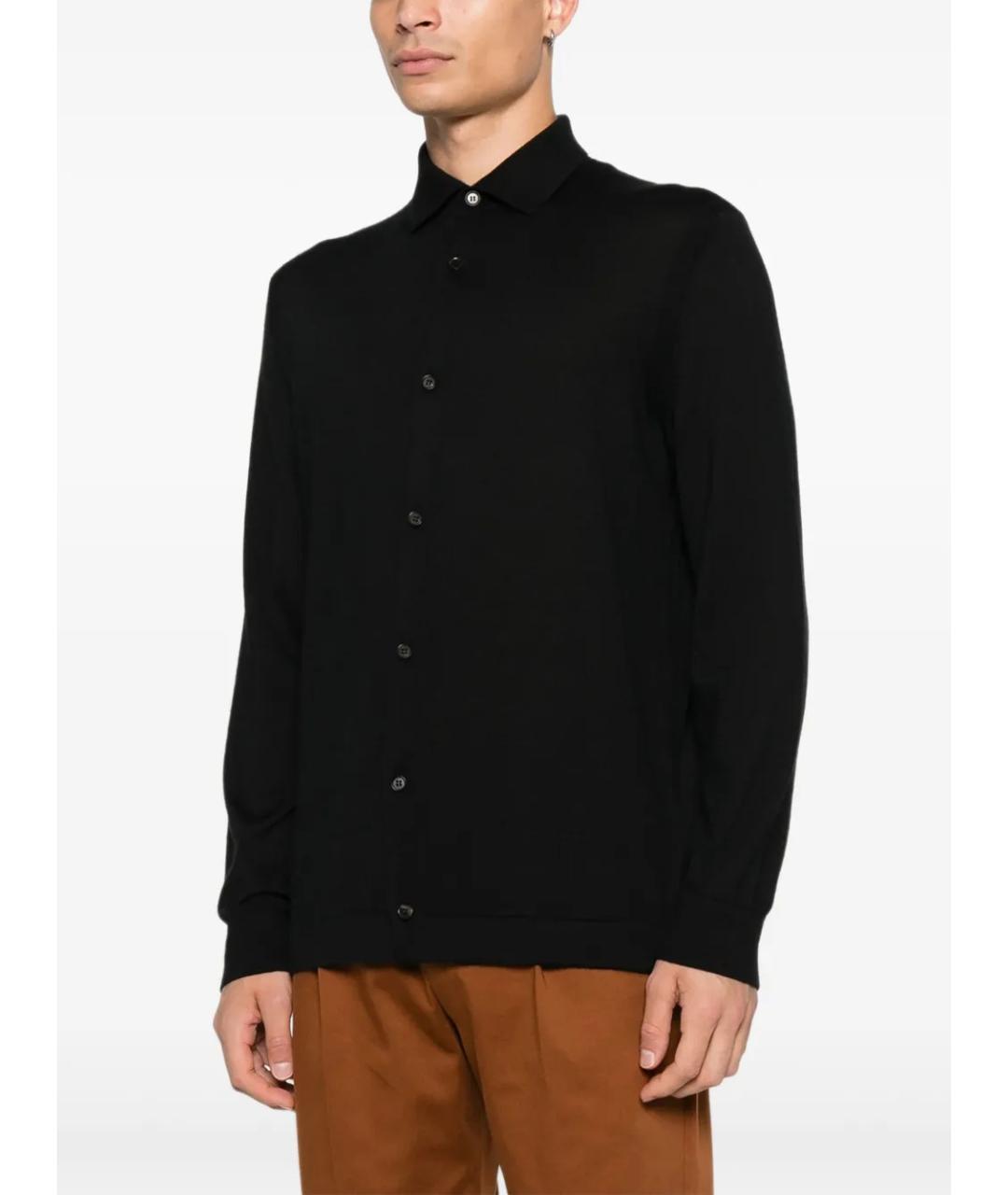 ZEGNA Черный кашемировый джемпер / свитер, фото 3