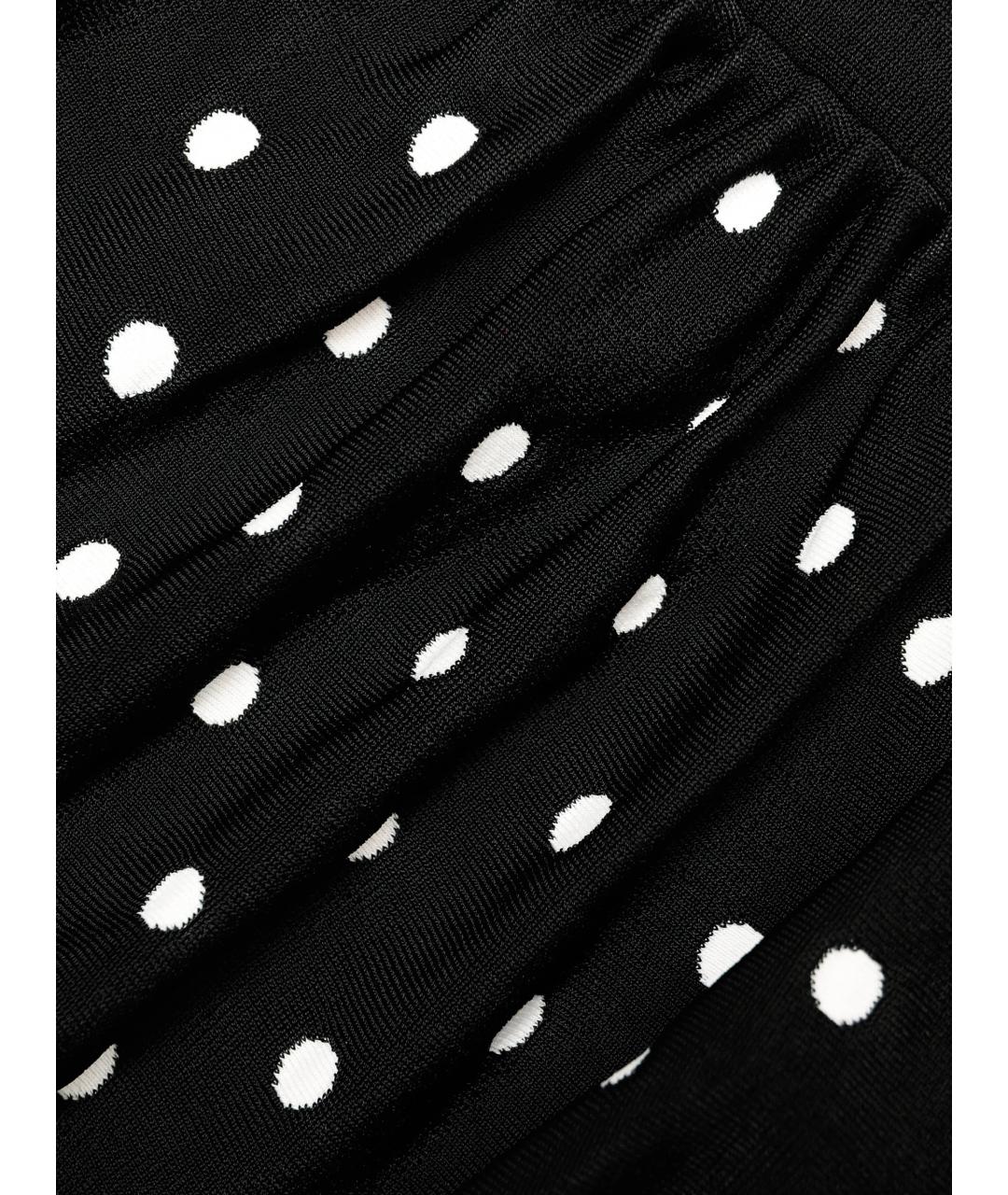 SELF-PORTRAIT Черное вискозное вечернее платье, фото 6