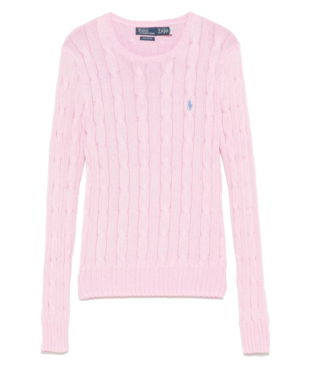 POLO RALPH LAUREN Розовый хлопковый джемпер / свитер, фото 1