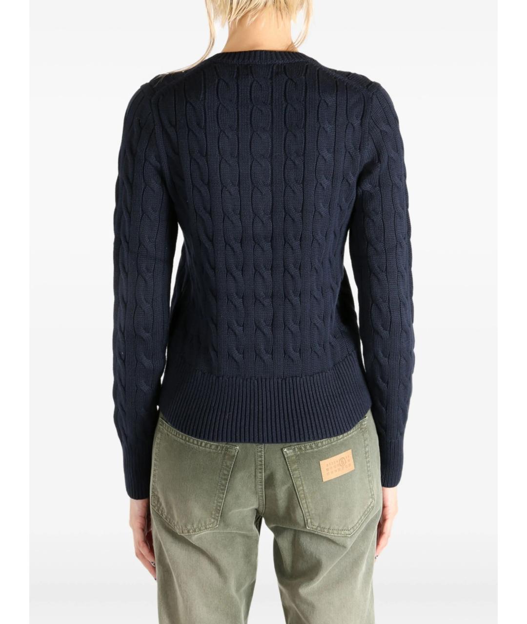 POLO RALPH LAUREN Синий хлопковый кардиган, фото 4