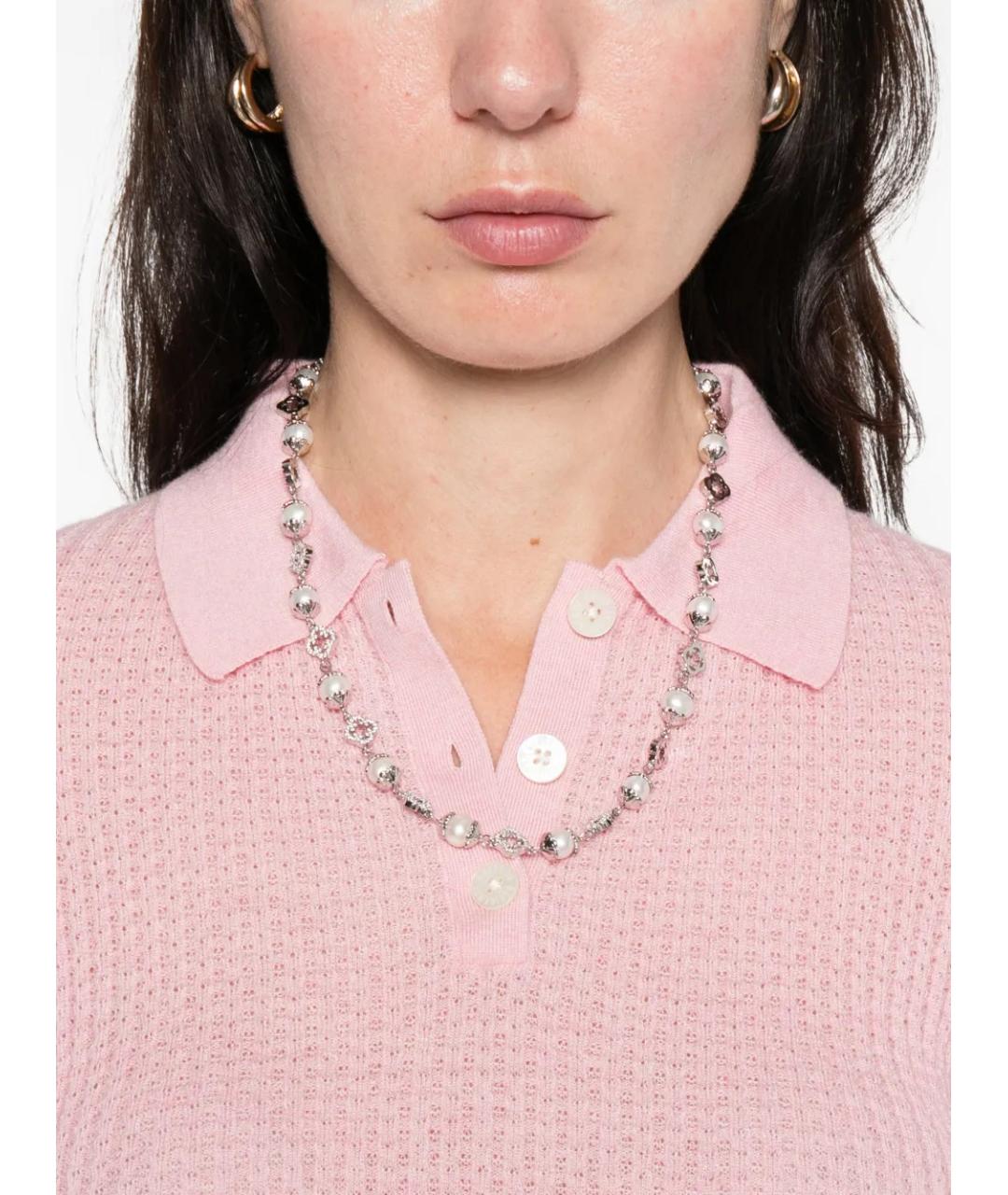 GUEST IN RESIDENCE Розовый кашемировый джемпер / свитер, фото 4