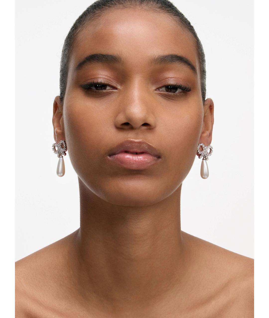 SELF-PORTRAIT Серебряные металлические серьги, фото 2