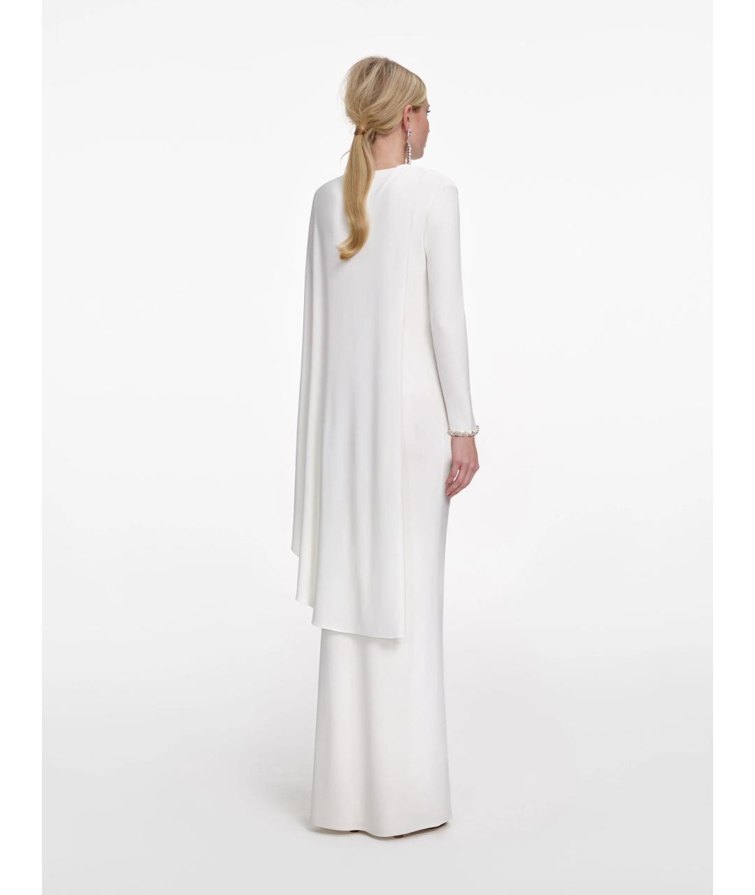 SELF-PORTRAIT Белое вискозное платье, фото 3