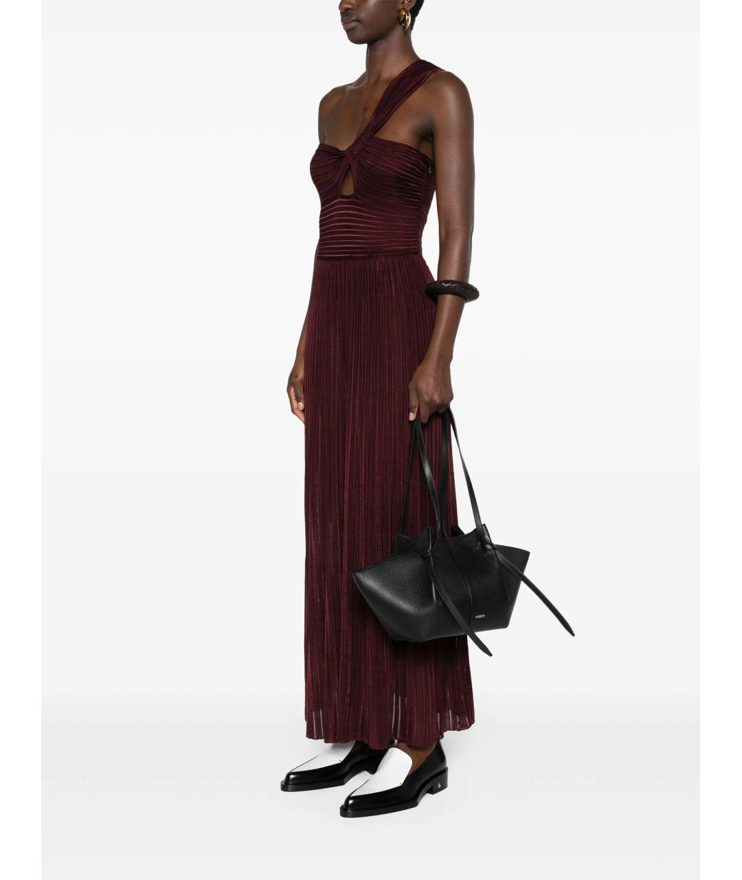 YUZEFI Черная кожаная сумка тоут, фото 2