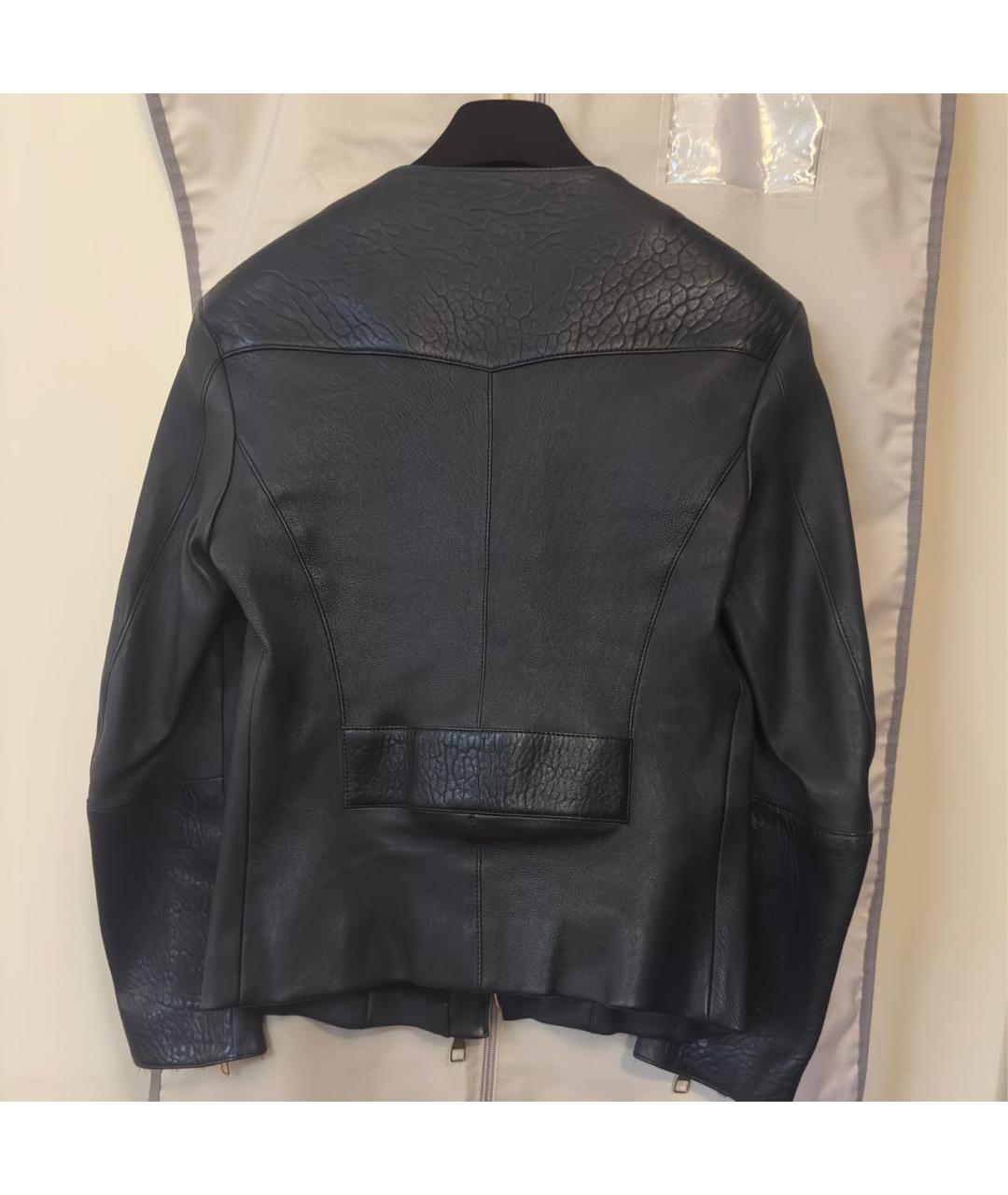 LOUIS VUITTON Черная кожаная куртка, фото 2