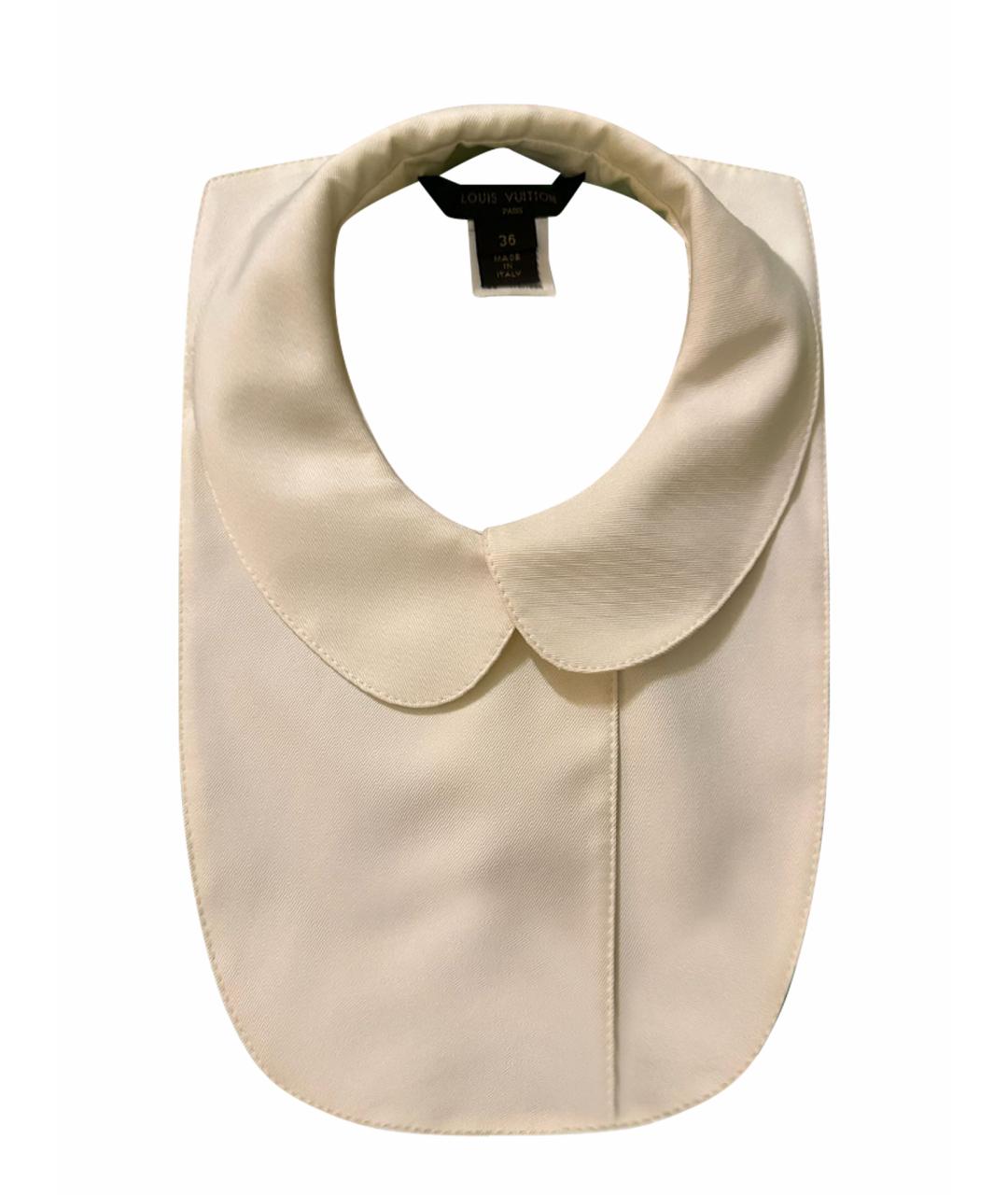 LOUIS VUITTON Бежевый воротник, фото 1