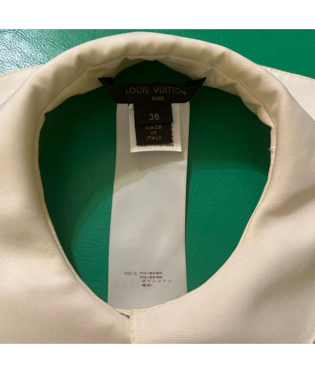 LOUIS VUITTON Бежевый воротник, фото 4
