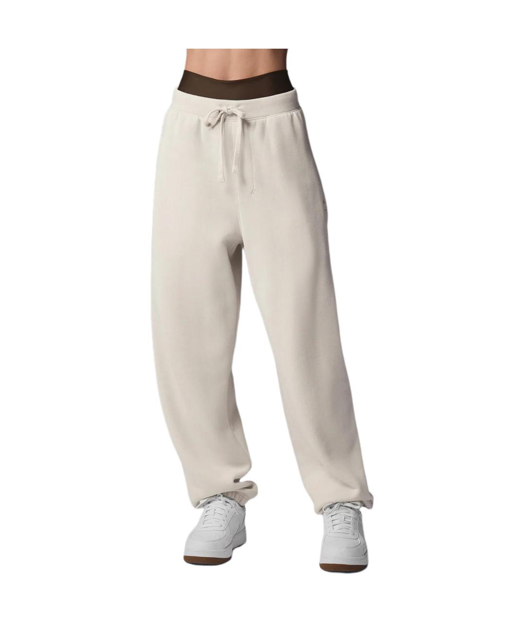 ALO YOGA Белые повседневные брюки, фото 3