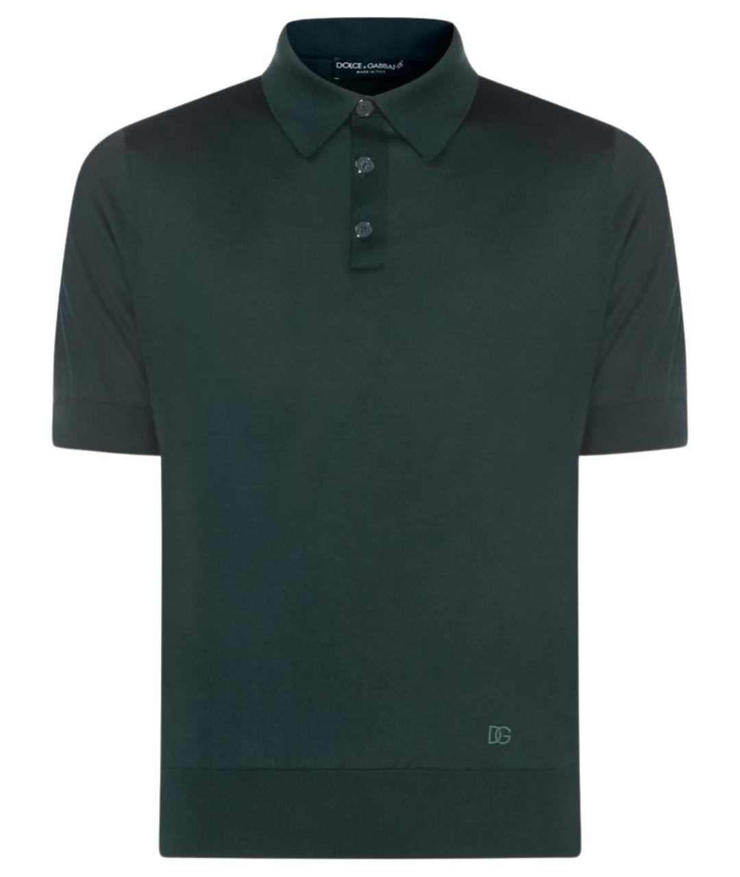 DOLCE&GABBANA Зеленые поло с коротким рукавом, фото 1