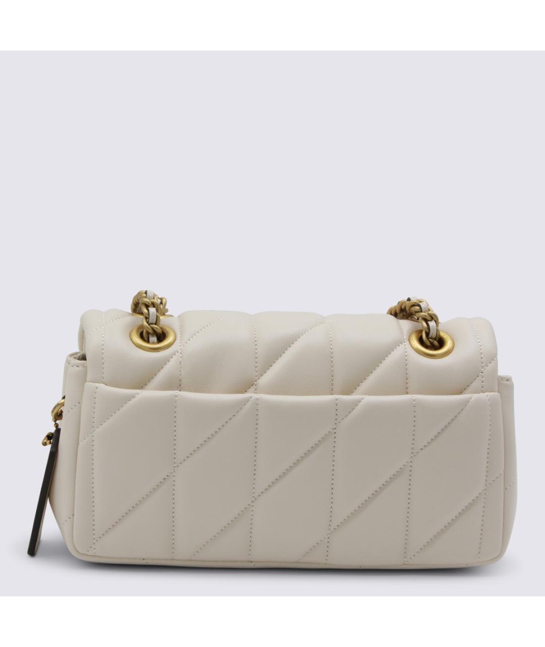 COACH Белая кожаная сумка через плечо, фото 3