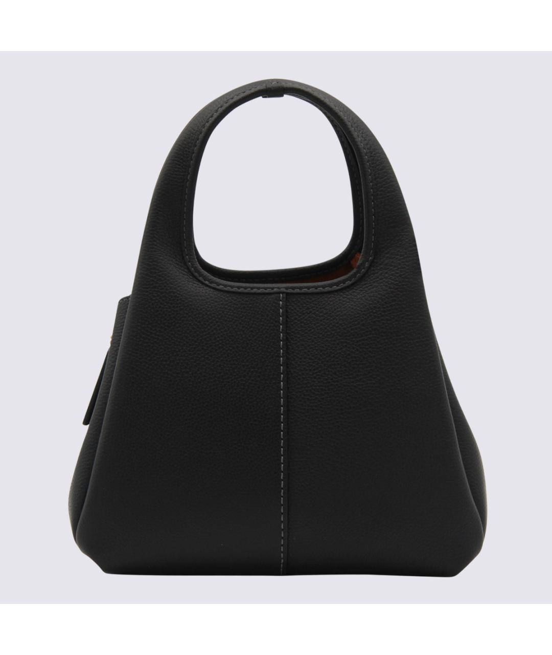 COACH Черная кожаная сумка через плечо, фото 3