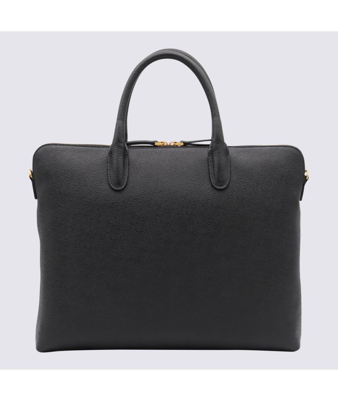 THOM BROWNE Черный портфель, фото 2