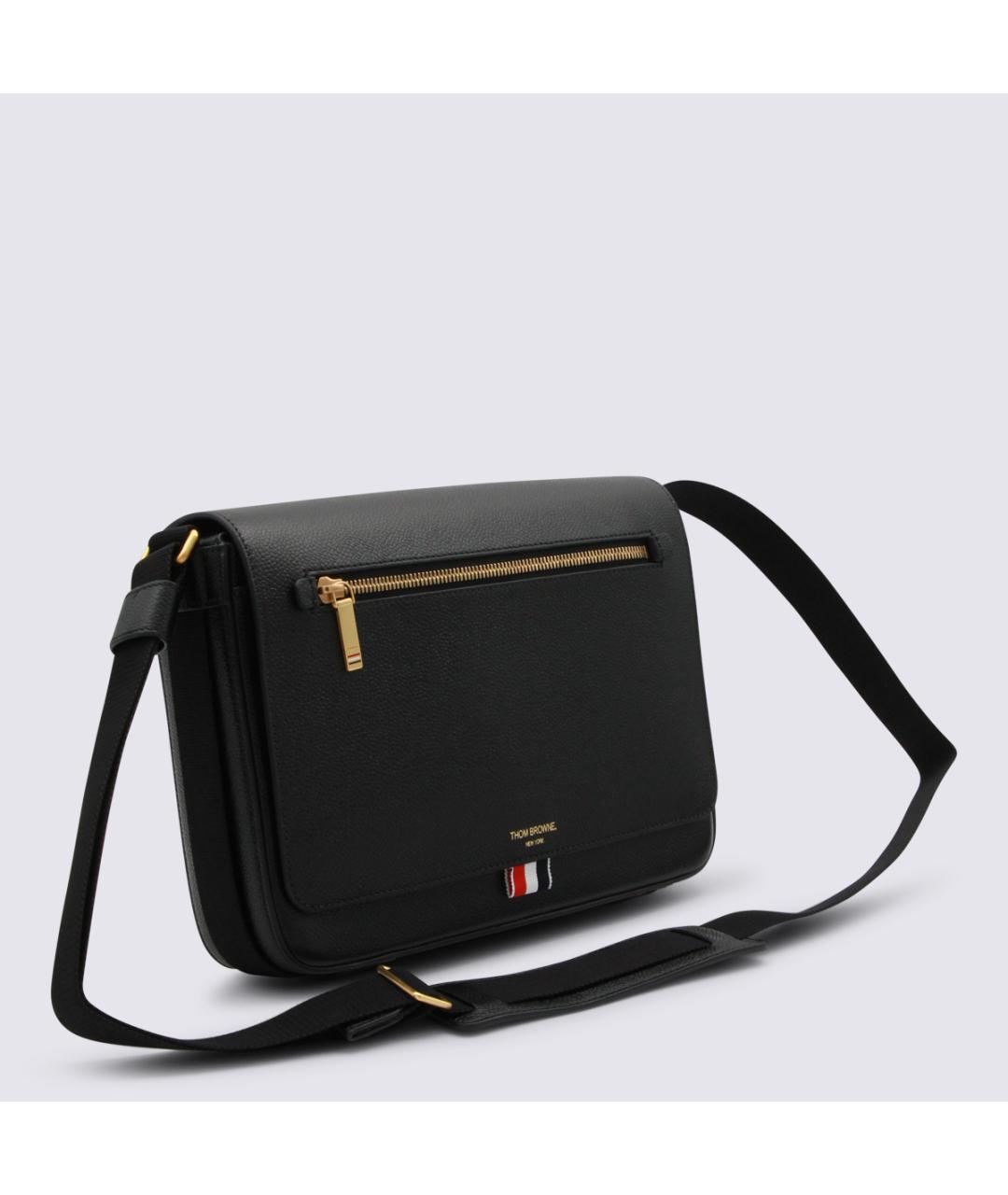 THOM BROWNE Черная сумка на плечо, фото 2