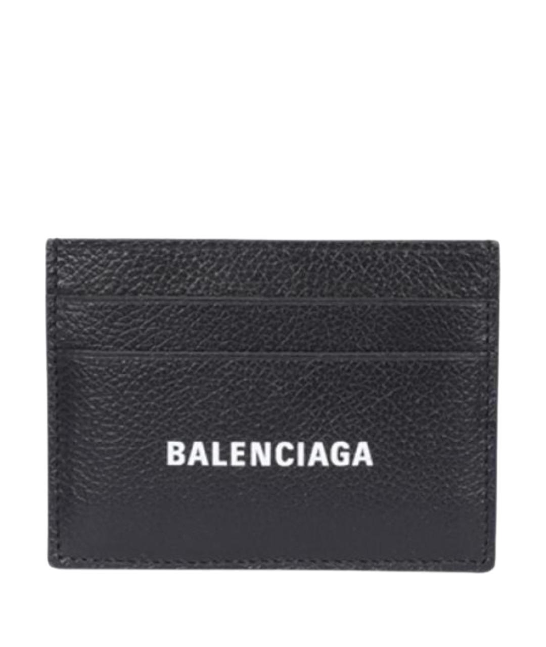 BALENCIAGA Черный кожаный кардхолдер, фото 1