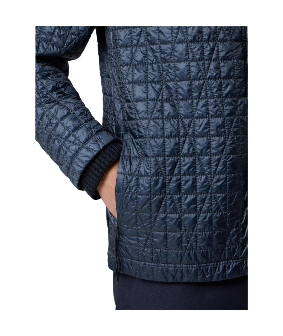 STONE ISLAND Синий пуховик, фото 2