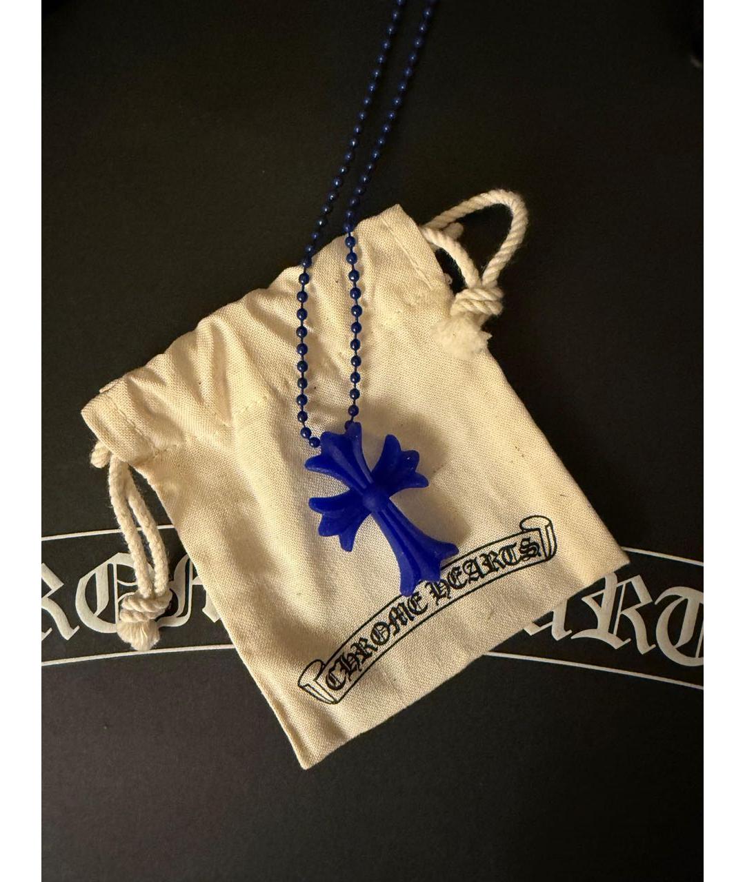 CHROME HEARTS Темно-синяя цепочка/подвеска, фото 3