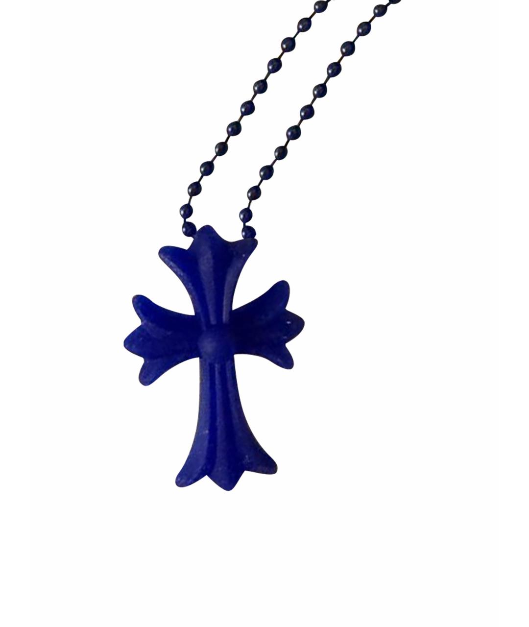 CHROME HEARTS Темно-синяя цепочка/подвеска, фото 1