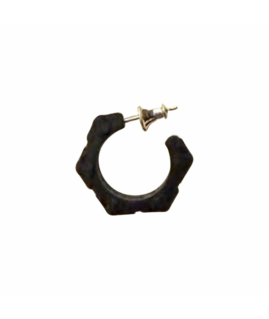 CHROME HEARTS Черные серьги, фото 1