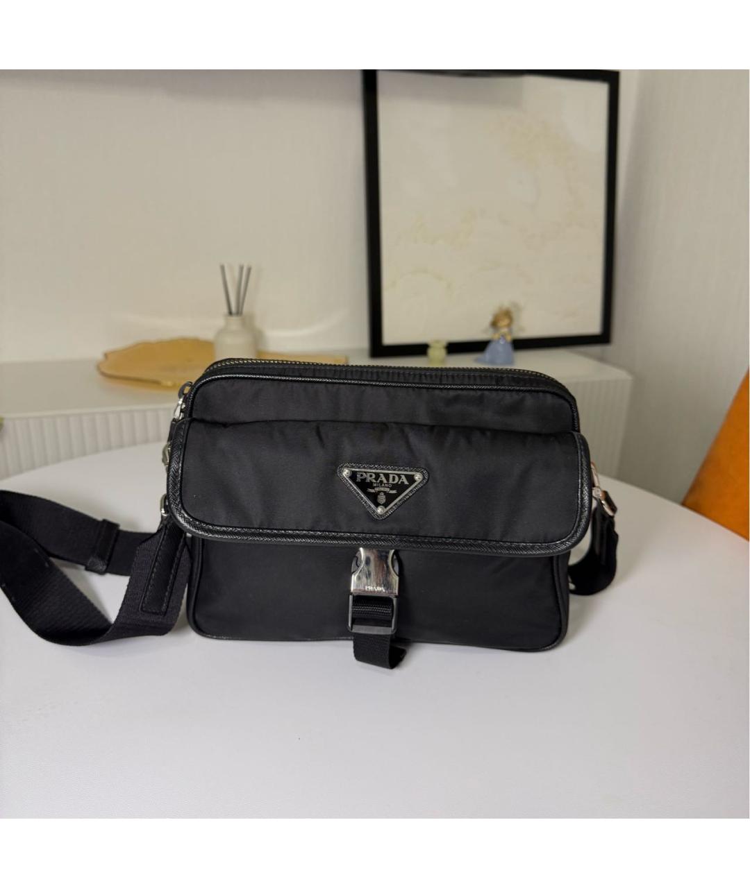PRADA Черная сумка на плечо, фото 2