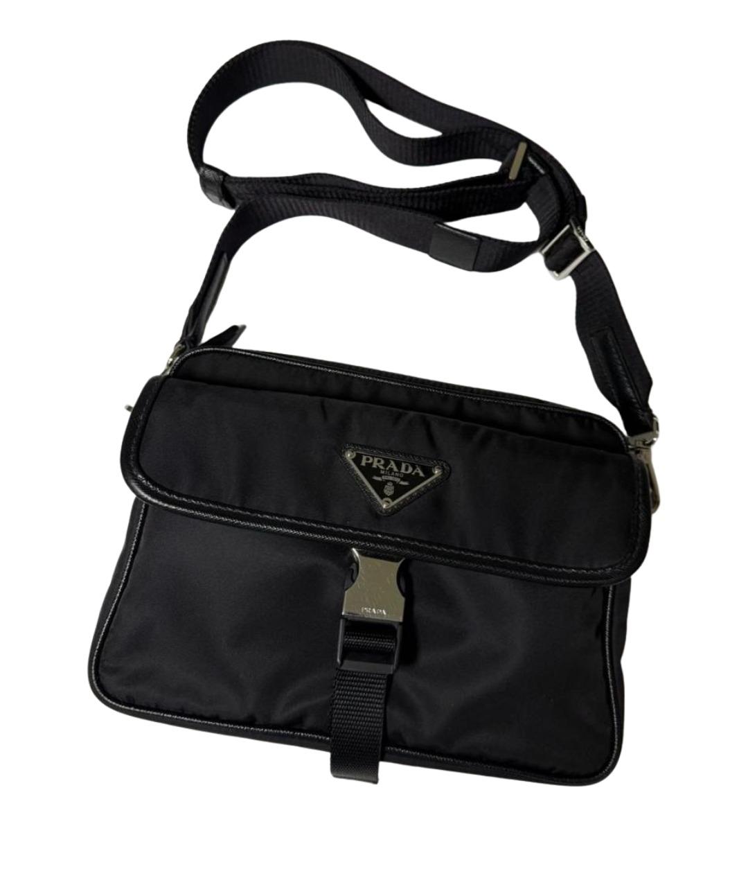 PRADA Черная сумка на плечо, фото 1