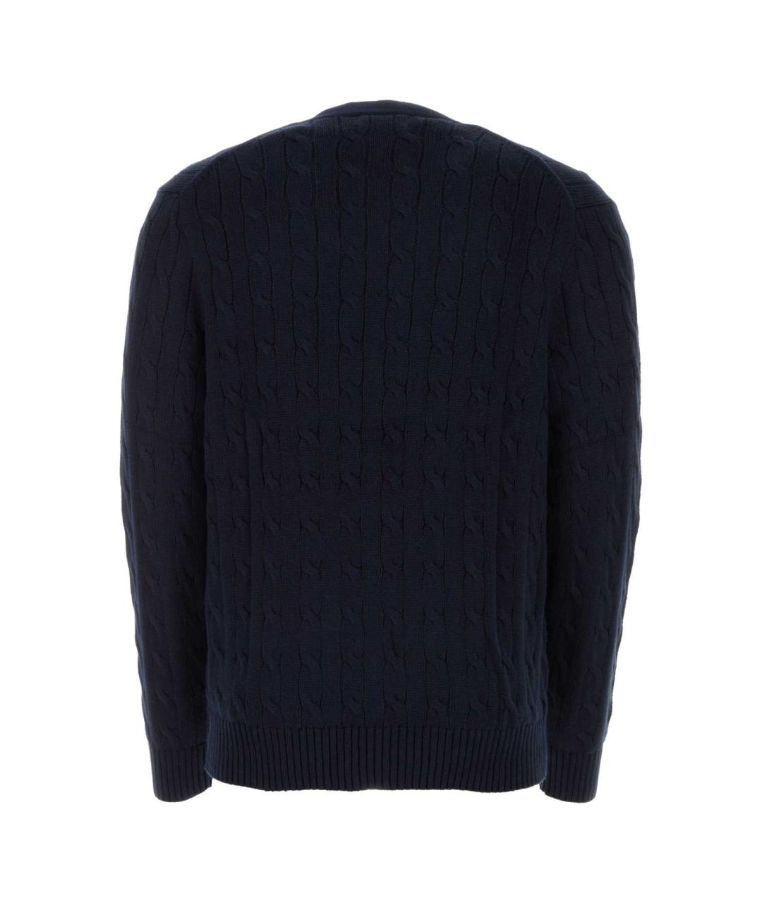 POLO RALPH LAUREN Синий хлопковый кардиган, фото 2